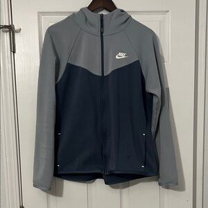 Nike Two-Tone Gray and Navy Hoodie